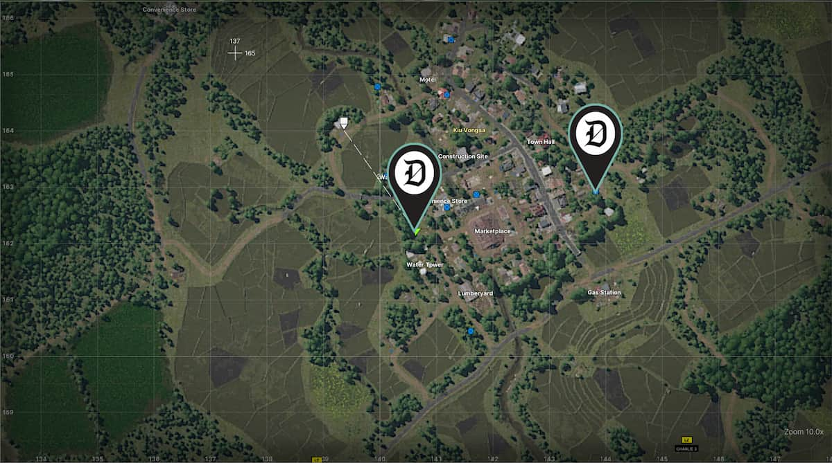 Hideout location in Gray Zone Warfare