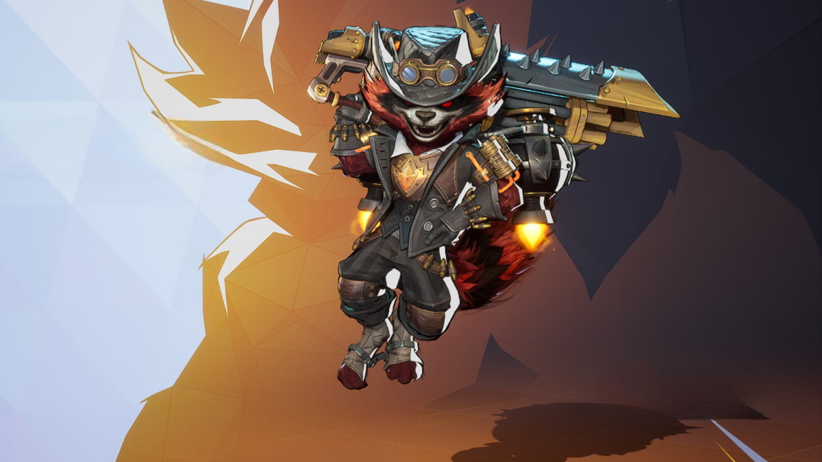 Rocket Raccoon's 1872: Bounty Hunter skin in Marvel Rivals.