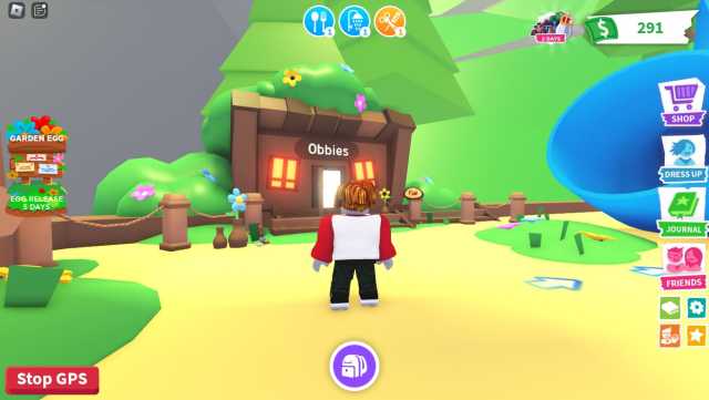 Player near the obbies in Roblox Adopt Me!