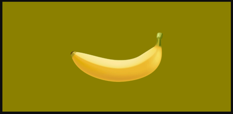 just a banana