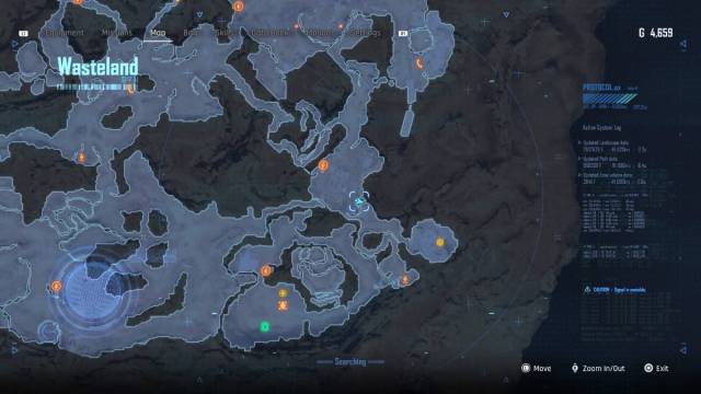 Wasteland Antenna chest map in stellar blade