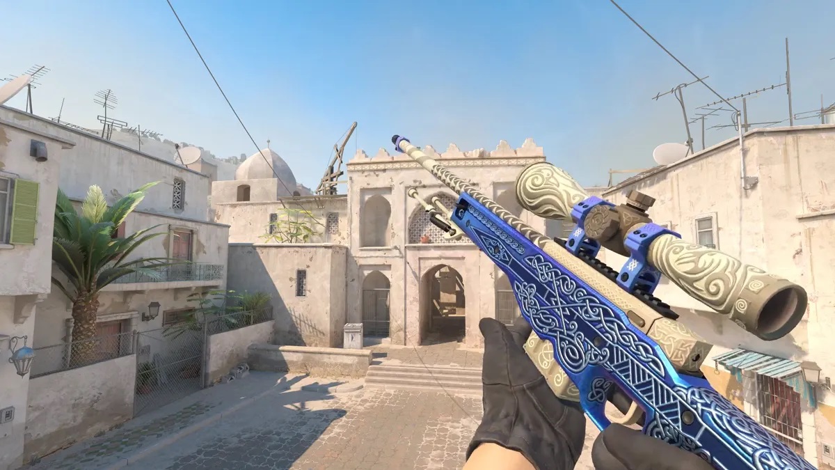 Counter-Strike 2 screenshot featuring AWP skin