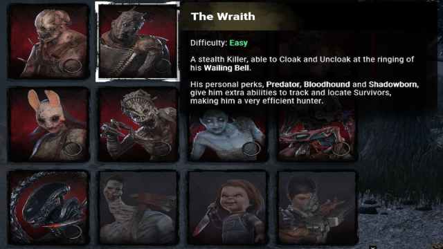 Killer descriptions in Dead by Daylight.