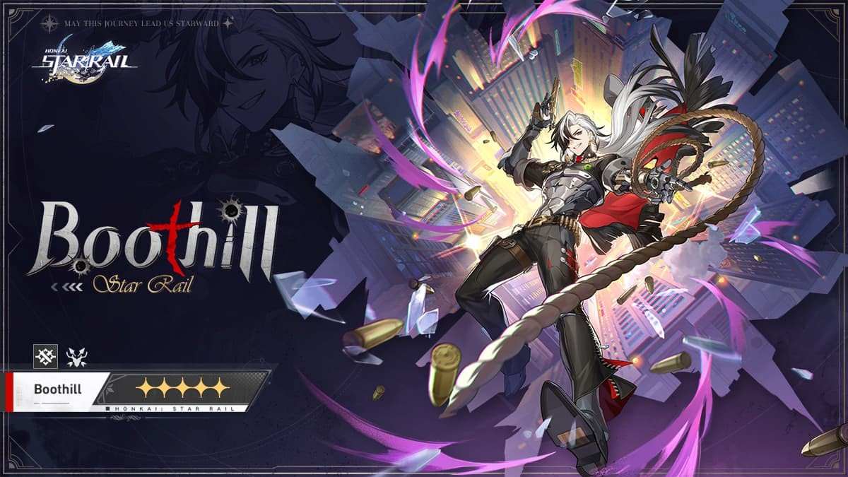 Boothill, splash art in Honkai: Star Rail.