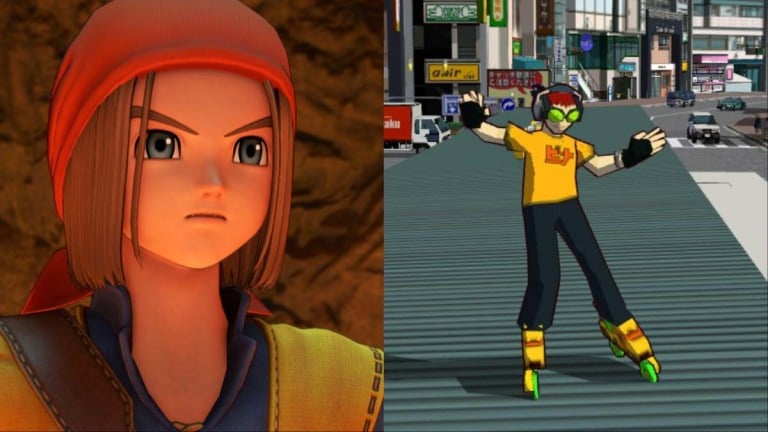 jet set radio and dragon quest 11