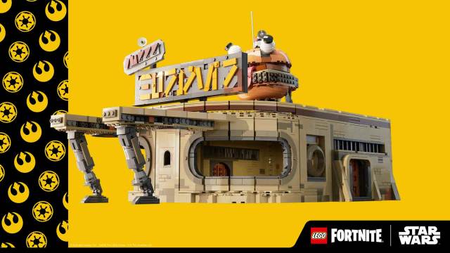 Dusty Durrr Burger Build in LEGO Fortnite.