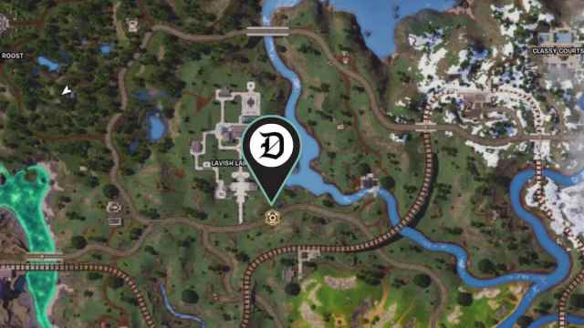 The Machinist gear icon near Lavish Lair in Fortnite.