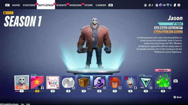 jason voorhees in MultiVersus battle pass