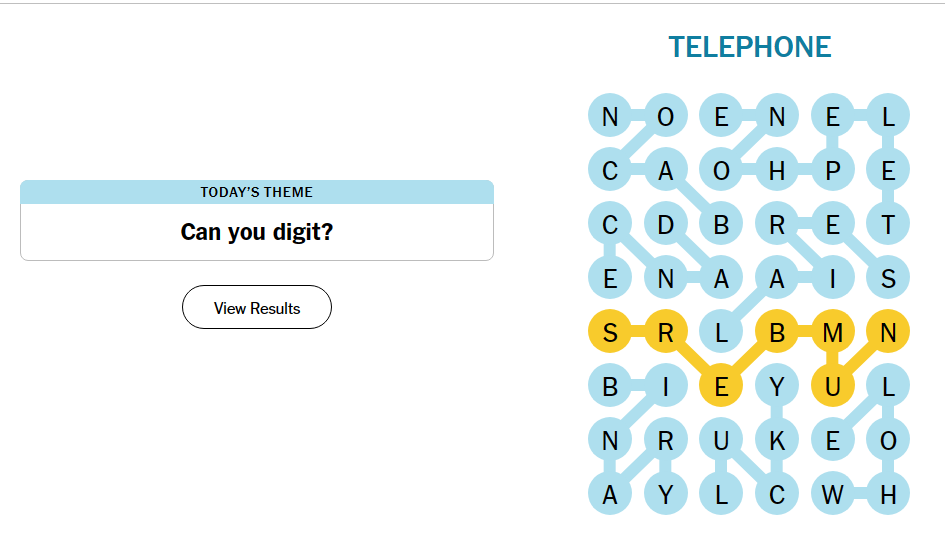 The May 8 Can you digit Strands grid with the full solution.