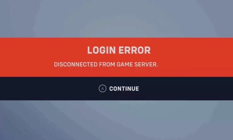 An orange login error in Overwatch 2.