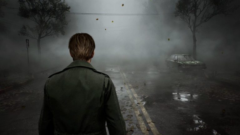 james walking in silent hill 2 remake