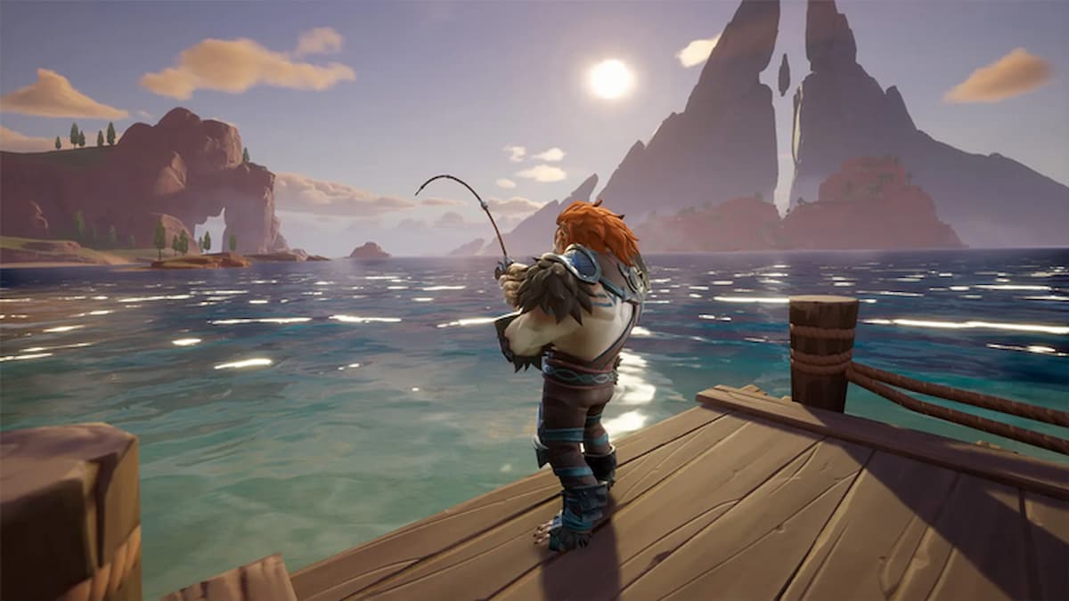 A character fishing in Tarisland