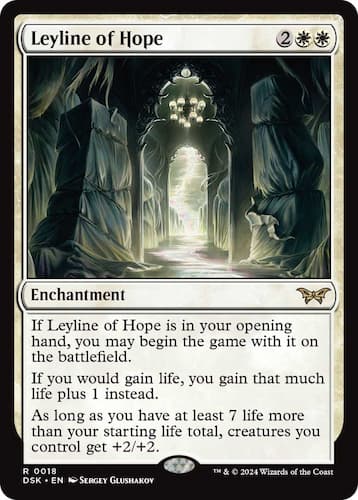 Pathway carved out of from a giant structure in Duskmourn MTG set