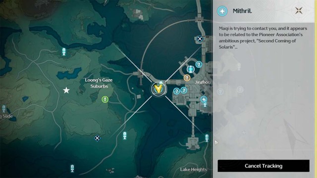 Start Mithril side quest in Wuthering Waves location