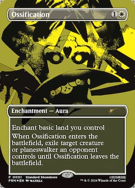 Tinybones on MTG Cowboy Bebop card upside down