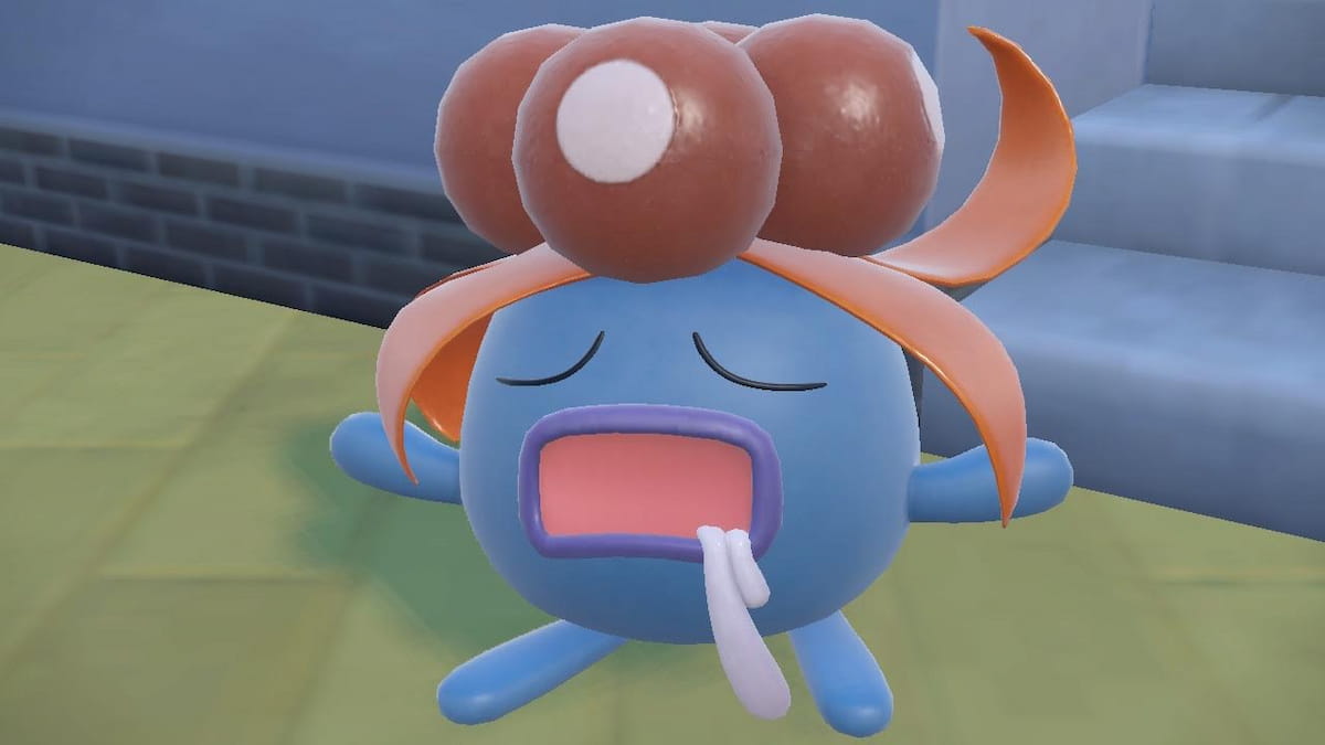 Gloom drooling in Pokémon Scarlet and Violet.