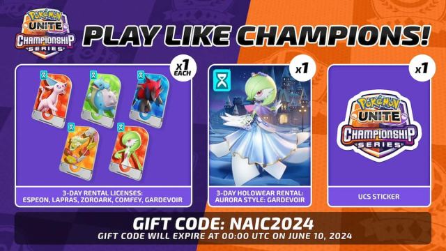 Pokémon NAIC drop for UNITE