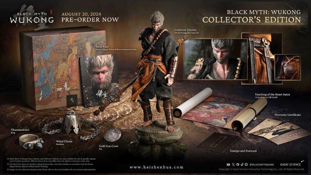 black myth wukong collector's edition