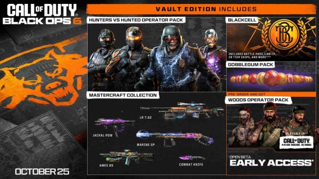 Black ops 6 vault edition contents