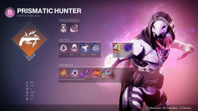 Prismatic Celestial Nighthawk hunter build in Destiny 2