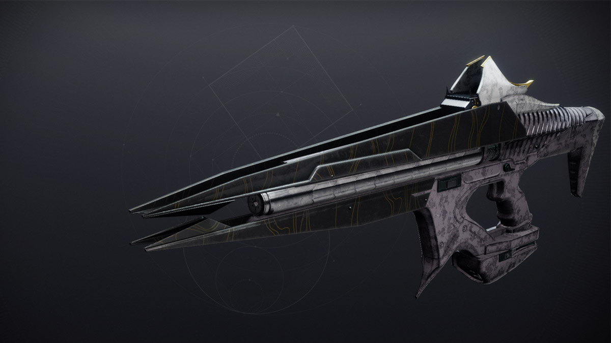 A Doomed Petitioner in Destiny 2 with the Shaped Keepsake shader applied.