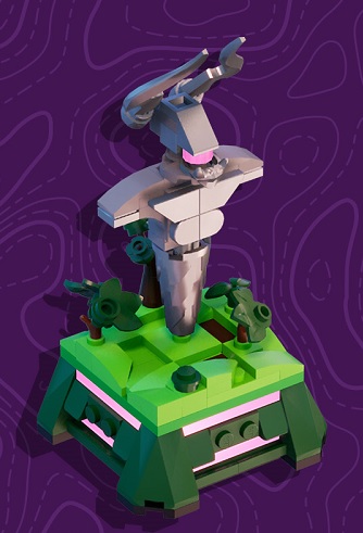 The Grasslands trophy in Fortnite.