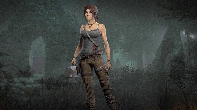 Lara Croft in Dead by Daylight.