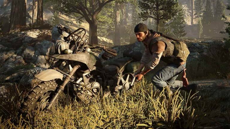 Days gone allowed a biker protagonist to roam all over the city and fight hordes of freaks.