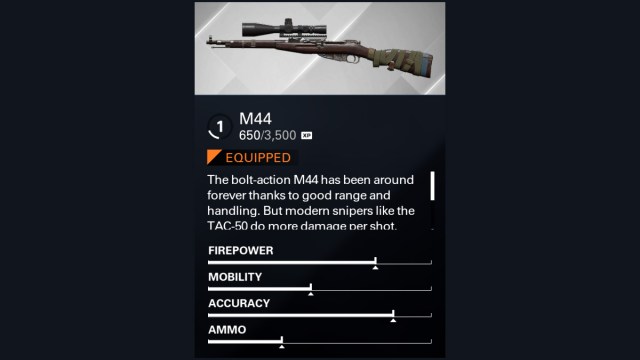 xdefiant m44 stat block