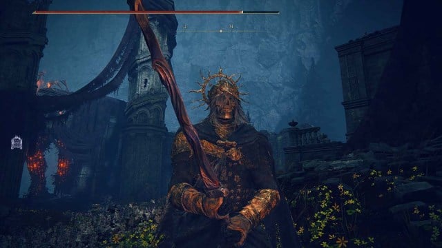 Wielding Sword of Darkness at Ruins of Unte in Elden Ring