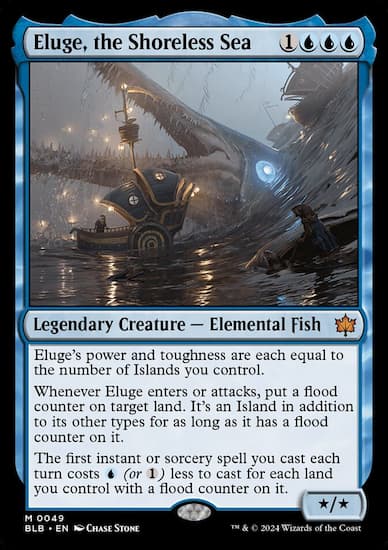 Giant Elemental Fish making waves