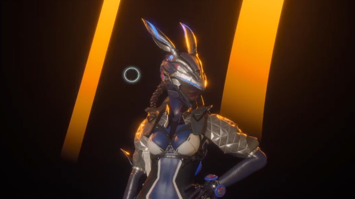 A close-up shot of Bunny in The First Descendant.