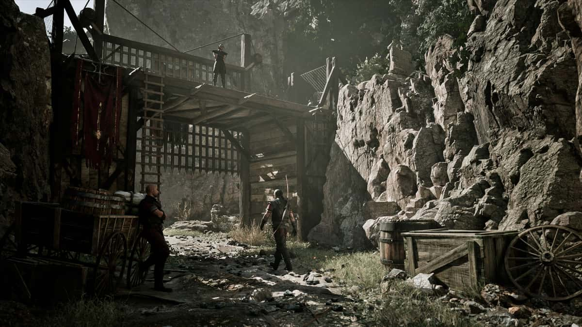 An environment from a promotional screenshot from Gothic Remake.