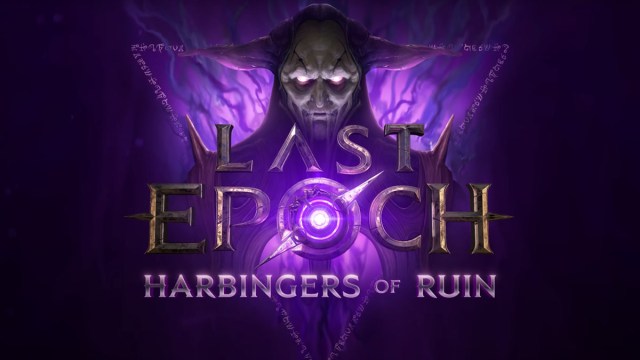 Last Epoch Harbingers of Ruin season two logo and key art