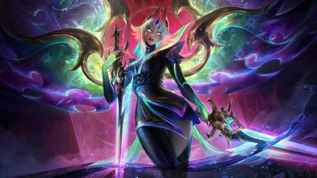 An image of the Prestige Empyrean Kayle splash art.