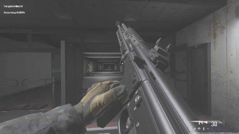 The STG44 being reloaded in the MW3 Firing Range.