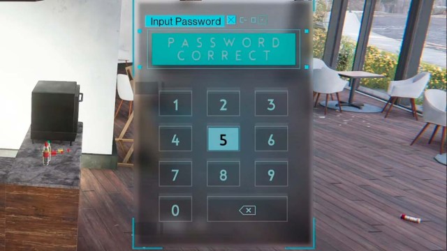 inputting the correct password for the once human lockbox