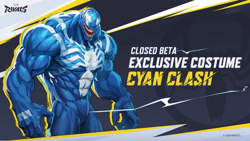 Cyan Clash Venom in Marvel Rivals