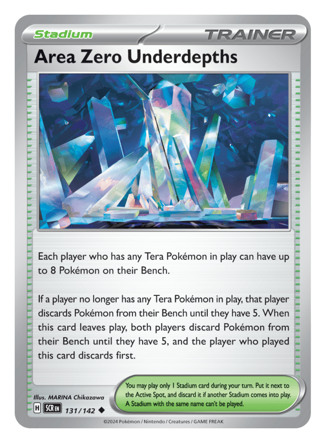 area zero underdepths english stellar crown pokemon tcg card