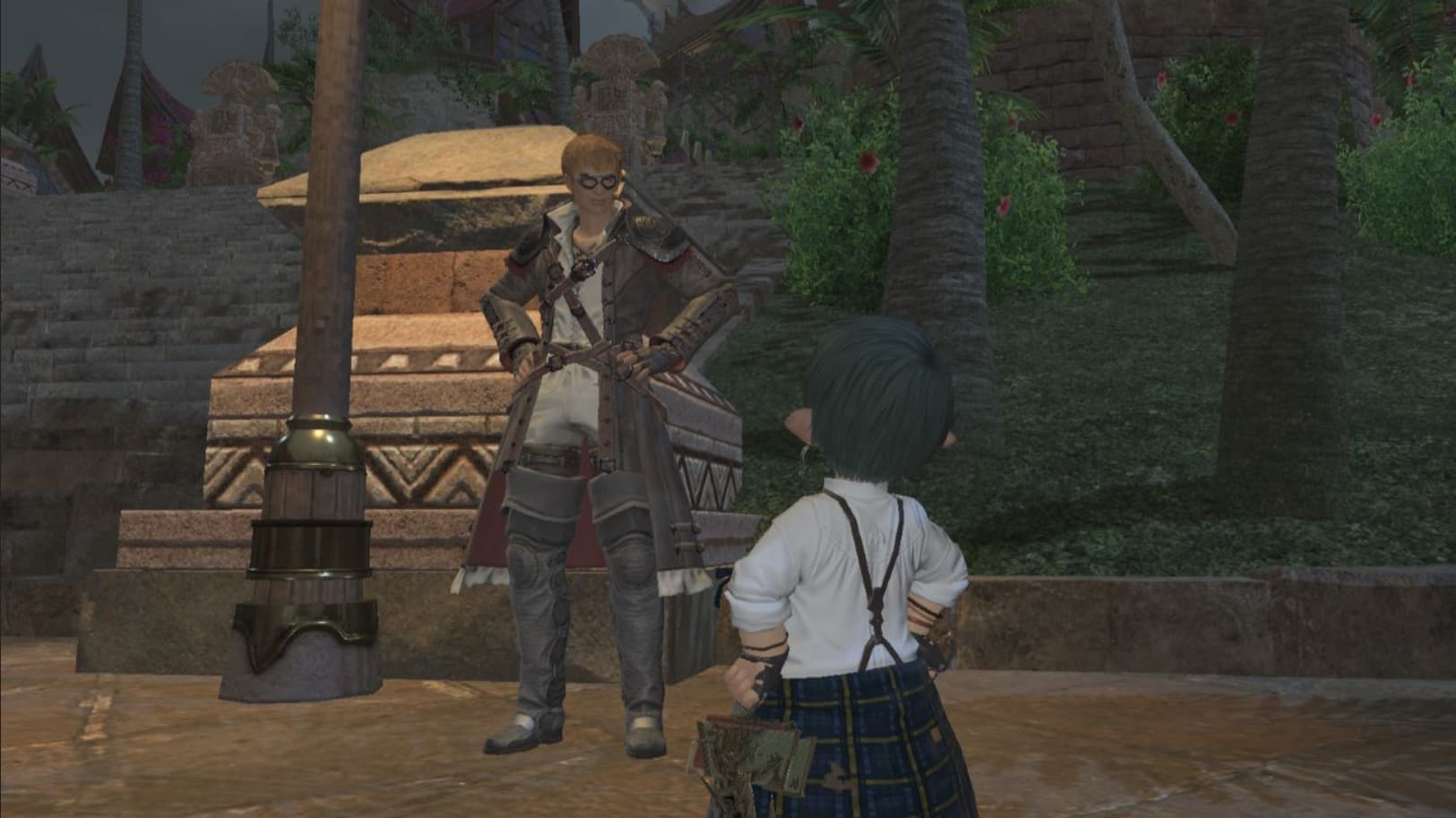 Player in Final Fantasy XIV looking at Wandering Minstrel, unlock NPC for extreme trials in Final Fantasy XIV Dawntrail.