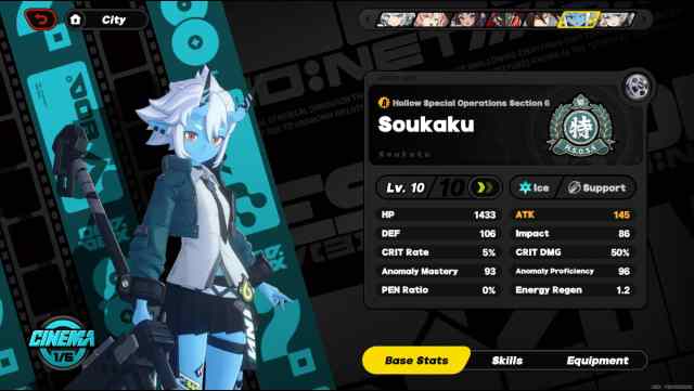 Picture of Soukaku in Zenless Zero Zone.