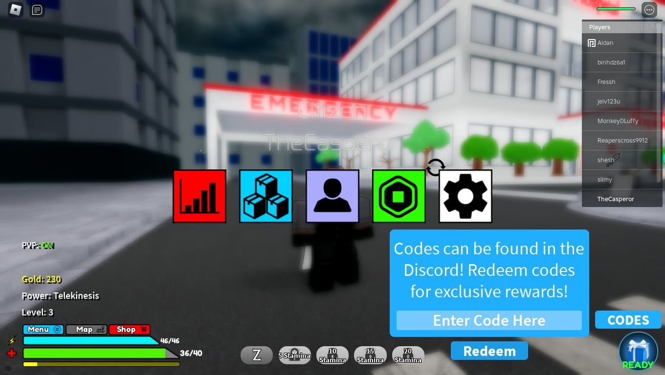 Roblox World of Heroes code redeem picture.