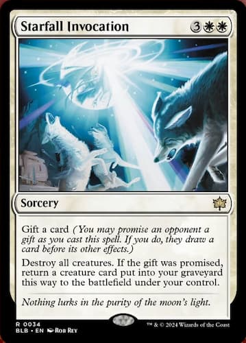 Magic burst from sky in Bloomburrow MTG set