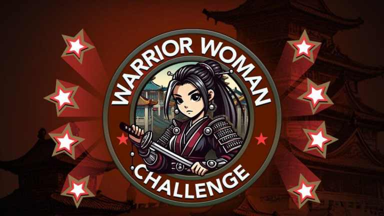 Picture showing the Warrior Woman challenge in Bitlife.