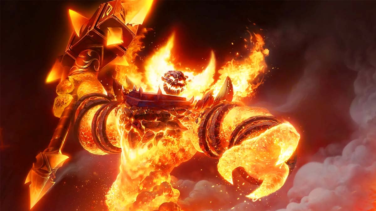 Ragnaros full artwork from Hearthstone