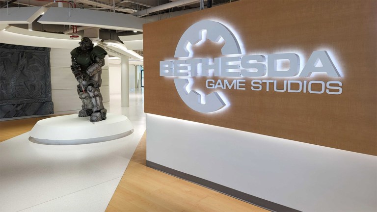 A photo of the Bethesda office foyer.