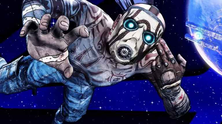 Borderlands Pre-sequel screenshot featuring Psycho in space