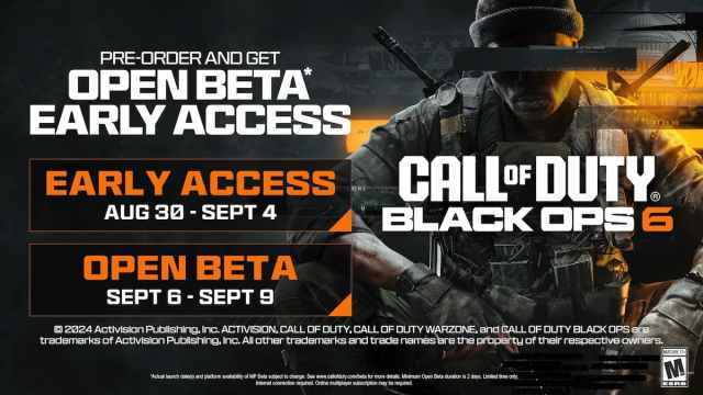 COD BO6 beta dates