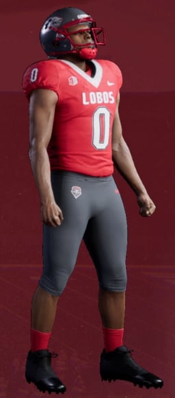 New Mexico Lobos uniform in College Football 25