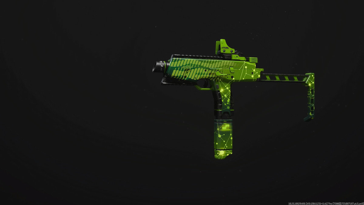 Mutagen SMG blueprint in MW3